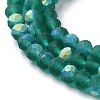 Imitation Jade Glass Beads Strands EGLA-YW0003-19A-15-4