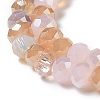 Glass Beads Strands EGLA-A034-M4mm-08-4