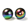 UV Plating Rainbow Iridescent Acrylic Beads X-PACR-E001-04B-3