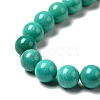 Dyed & Heated Natural Magnesite Beads Strands G-G924-01A-01-4