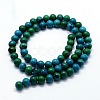 Synthetic Chrysocolla Beads Strands G-I199-34-8mm-2