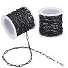 10M 304 Stainless Steel Paperclip Chains CHS-SC0001-11-1