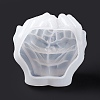DIY 3D Double Hand Ashtray Statue Silicone Molds DIY-C065-01-3