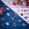 35pcs 7 styles Alloy Enamel Pendants ENAM-PH0002-81-5