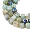 Natural Chrysocolla and Lapis Lazuli Beads Strands GG-CBAC972-A10-01-4