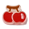 Translucent Resin Cabochons RESI-H147-01G-1
