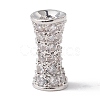 Eco-Friendly Rack Plating Brass Micro Pave Cubic Zirconia Beads KK-F835-26A-P-1