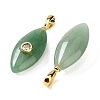 Natural Green Aventurine Pendants GG-CBA1AE1-02G-02-2