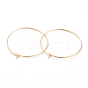 316 Surgical Stainless Steel Hoop Earring Findings STAS-J025-01E-G-1