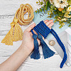 Gorgecraft 2Pcs 2 Colors Polyester Graduation Honor Rope AJEW-GF0006-56-4