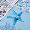 Hanging Resin Pendant Decorations RESI-WH0034-21-4