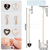2 Sets Alloy Enamel Cup Pendant Decorations HJEW-SC0001-56Z-2