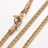 Ion Plating(IP) 304 Stainless Steel Necklace LS-MAK-K004-02G-2