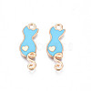 Alloy Enamel Pendants ENAM-S115-144C-2