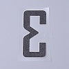Number Iron On Transfers Applique Hot Heat Vinyl Thermal Transfers Stickers For Clothes Fabric Decoration Badge DIY-WH0148-43C-2