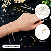12Pcs 6 Styles 304 Stainless Steel Chain Bracelet Makings AJEW-TA0001-34-5