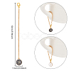 Flat Round with Letter Alloy Enamel Wine Glass Charms AJEW-AB00184-19-2