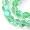 Synthetic Moonstone Beads Strands X-G-R375-6mm-A06-1