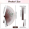 Bamboo Folding Fan AJEW-CY0002-79-2