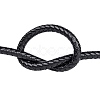 Braided Leather Cord with Core WL-F009-B02-8mm-3