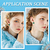 20Pcs Brass Stud Earring Settings KK-BBC0010-56B-5
