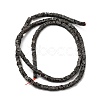 Electroplated Natural Lava Rock Beads Strands G-Q1009-B01-02B-2