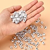 Opaque Acrylic Horizontal Hole Letter Beads SACR-YW0001-44-6