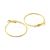 Iron Huggie Hoop Earring Findings IFIN-E025-01D-G-2