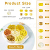 7 Styles Glass Seed Beads SEED-TA0001-41C-4
