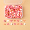 20G 4 Colors Handmade Polymer Clay Beads CLAY-YW0001-84B-1