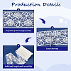 10Yards Polyester Embroidery Mesh Flower Lace Ribbon OCOR-GF0005-41C-6