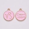 Alloy Enamel Pendants ENAM-S124-01B-09E-1