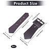 Zinc Alloy & Imitation Leather Buckle Clasps FIND-CA0010-43-2