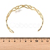 304 Stainless Steel Cuff Bangles BJEW-S172-01G-3
