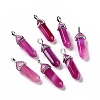 Natural Agate Double Terminated Pointed Pendants G-F295-05H-1
