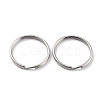 Non-Tarnish 304 Stainless Steel Split Key Rings STAS-Q314-02F-P-1