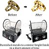 304 Stainless Steel with 201 Stainless Steel Polished Beads STAS-WH0016-05P-6