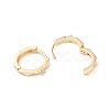 Brass Micro Pave Cubic Zirconia Hoop Earrings EJEW-P259-10G-2