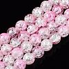 Baking Paint Crackle Glass Bead Strands CCG-S001-8mm-02-1