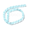Macaron Color Natural Selenite Beads Strands G-B102-A01-06-2