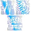3 Sheets 3 Styles Halloween Laser PVC Waterproof Car Stickers DIY-GF0007-24-1