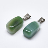 Natural Banded Agate/Striped Agate Pendants G-T122-20D-2
