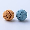 Unwaxed Natural Lava Rock Beads X-G-F325-12mm-M-2