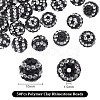 50Pcs Polymer Clay Rhinestone Beads PORC-OC0001-13A-2