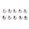 Acrylic Beads SACR-JQ0001-06-1