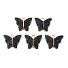 Resin Pendants PALLOY-T081-01G-RS-1