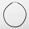 Cowhide Leather Necklace Making AJEW-JW00001-06-1