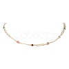 Brass Oval Link Chain Necklaces for Women NJEW-JN05742-2