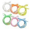 30Pcs 6 Colors PVC Plastic Buddhist Bangle Sets BJEW-LS0001-03B-1