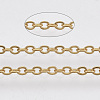 3.28 Feet 304 Stainless Steel Cable Chains X-CHS-R002-0.5mm-G-2